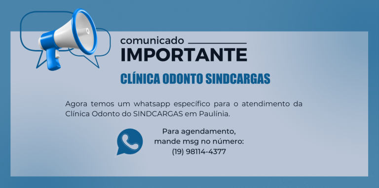 WhatsApp Clínica Odonto Sindcargas